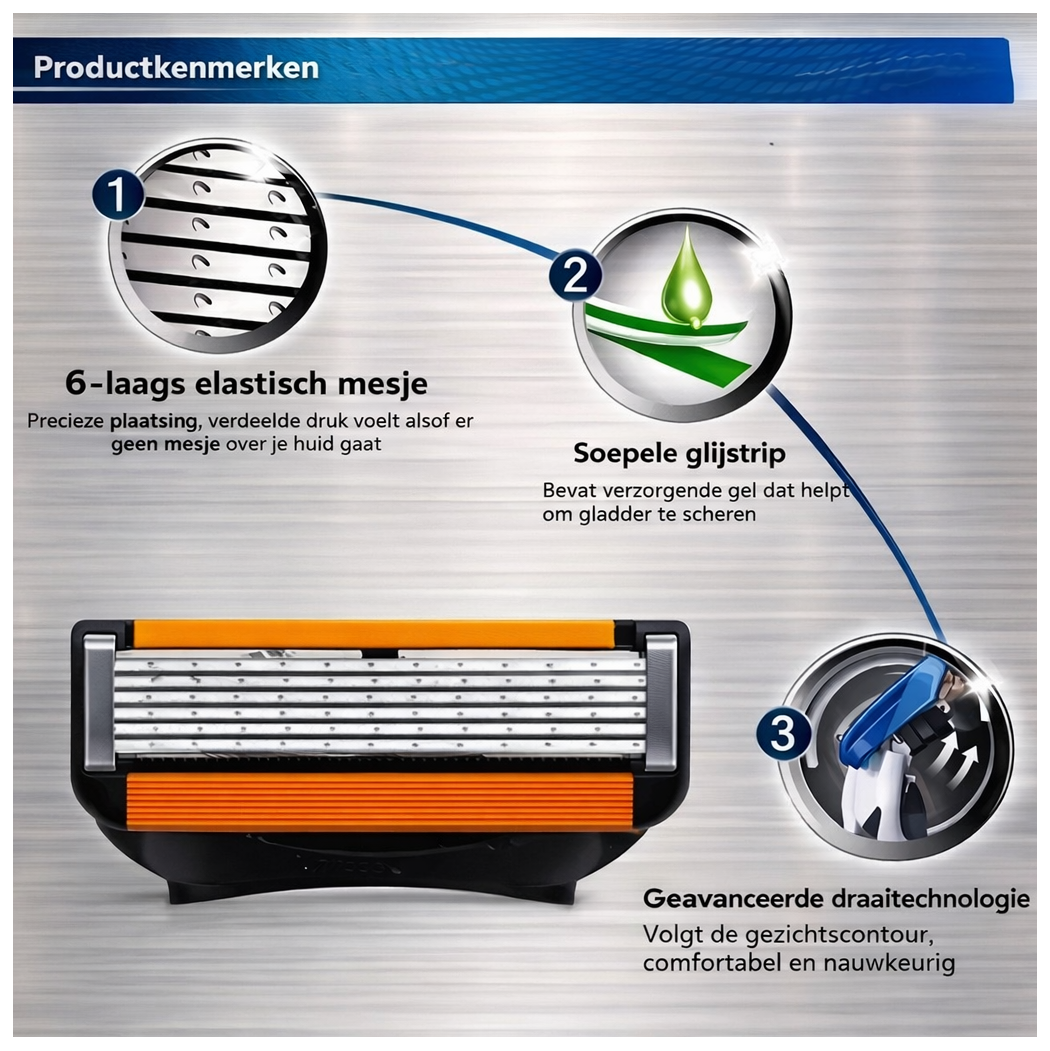 16-pack scheermesjes - voor Fusion 5 - alle Fusion-series - Power - ProGlide & ProShield