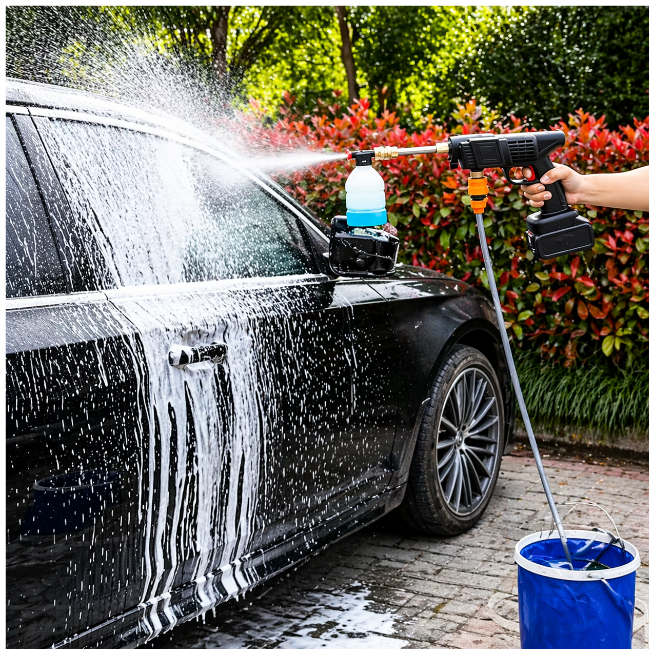 Baxila Accu Hogedrukreiniger 48V – Draadloos 30 Bar – 2 x accu met oplader