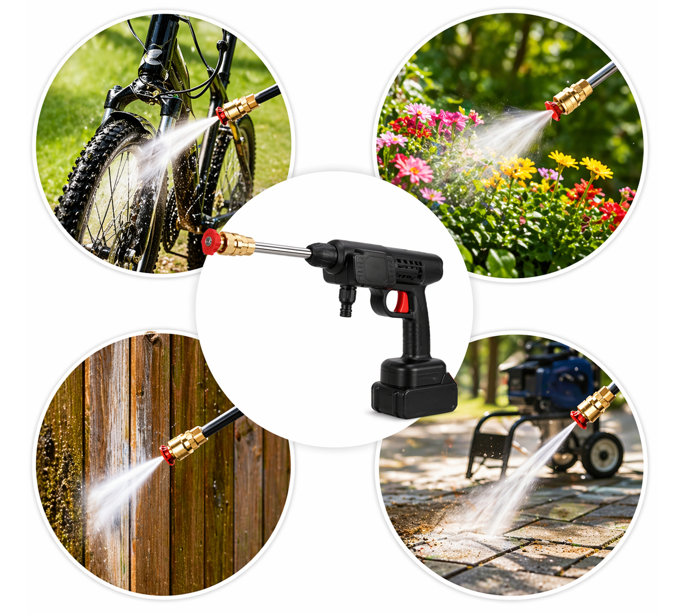 Baxila Accu Hogedrukreiniger 48V – Draadloos 30 Bar – 2 x accu met oplader